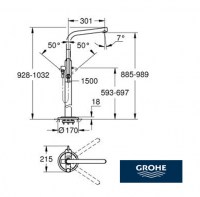 GROHE ATRIO BAÑERA DE PIE